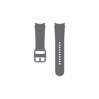 Samsung Galaxy Watch 4 & Watch 5 Spor Kordon (20mm, S/M) - Gri