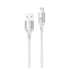 SHAZA 12W Usb-A To Lightning Örgülü Hızlı Şarj ve Data Kablosu Beyaz