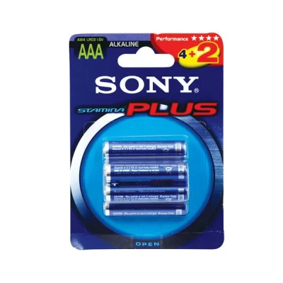 Sony Alkalin 4+2 Lil İnce Pil