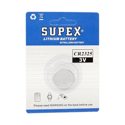 Supex CR2325 3V Lityum Pil 1'li