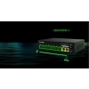 Tenda S110GPC 10 Port 8 Port Poe+ 10-100 Mbps + 2 Port 10-100-1000 Uplink Switch Çelik Kasa