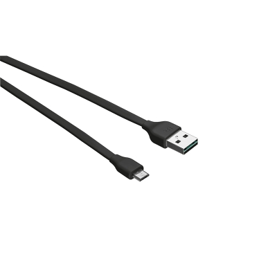 Trust Urbanrevolt 20352 Micro USB İki Taraflı Kullanılabilen Universal Şarj Kablosu 1M. Siyah