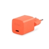 Ttec SmartCharger GAN 20W PD Seyahat Hızlı Şarj Aleti + USB-C - USB-C 3A Kablo Neon Turuncu