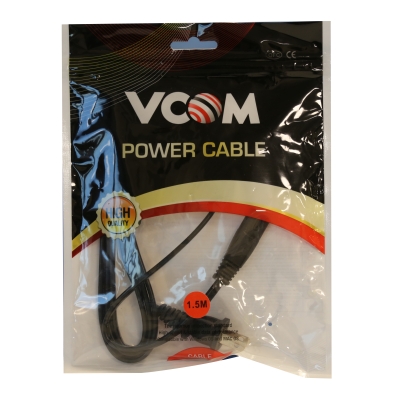 Vcom CE033-1.5MT Amerikan Uçlu Teyp Power Kablosu