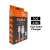 9A 2.1 Amper (Lightning) Hızlı Şarj ve Data Kablosu