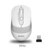 A4 Tech Fg10 Beyaz Nano Kablosuz Optik 2000 Dpı Mouse