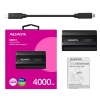 Adata 4000Gb SD810 Siyah Taşınabilir Usb 3.2 Gen2  x2 Type-C Ssd Harici Disk