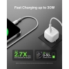 Belkin WCA008 Şarj Cihazı USB-C 30W PD & PPS Teknolojili - Beyaz