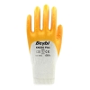 Beybi Pamuk Nitril PMK KN350 Flex 9 Beden Eldiven 12li Paket Beyaz Sarı EN388 (2111X)