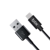 Bix bx100cb 3a usb-a to type-c chargıng Cable black