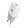 Bix bxm12w usb-a port 10w pd chargıng Adapter & usb-a to mıkro usb cable,Beyaz