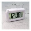 Dol-2108 Mini Dijital Işıklı Masa Saati Sıcaklık Ölçer Termometre Saat - Takvim - Alarm