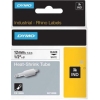 DYMO 18055 RhinoPRO Beyaz-Siyah Isıyla Küçülen Şerit 12 mm x 1,5 mt