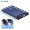 EAGET 6.35 cm Harici Kasa, USB 3.0 SATA Taşınabilir Şeffaf