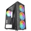 Everest CREST V1 Mesh Temperli Camlı 4x12cm Auto RGB Fan ATX Mid-T Gaming Oyuncu Kasası