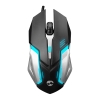 Everest SM-G72 Usb Siyah-Gümüş Işıklandırmalı Oyuncu Mouse