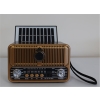 Everton Rt-660  Bluetooth Fm-Usb-Tf-Aux Şarjlı Nostaljik Radyo Solar (Güneş Panelli)