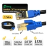 Feny FN-CAT7LS03 10GBPS İnternet 60MHZ 3 Metre CAT7 Gold Patch Kablo (Yanmaz- yüzde 100 Saf Bakır)