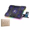 Hadron Dcxa21 Notebook Soğutucu 9-Fan + Telefon Standı 14-18 RGB Siyah