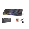 Hadron G509R Kablolu Oyuncu Mini Klavye Mekanik Red Switch Rgb Q Siyah
