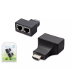 HADRON HDX1298 HDMI EXTENDER BY CAT5-6 30M SİYAH