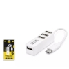 Hadron Hdx7015 Type-C Hub 4-Usb Beyaz (Telefon Uyumlu)