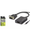 Hadron Hdx7794 Vga To Hdmi F Çevirici + Audio 1080P Siyah