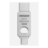 Hiksemi E327C USB 3.2 Dual 128GB Bellek Gümüş
