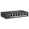 Hilook NS-0106MP-35 4 Port PoE, 35W, +2 Port Megabit Uplink Switch