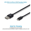 HP 4VW08PA USB-A - Mikro USB 1m Şarj Kablosu