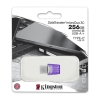 Kingston DTDUO3CG3-256GB DataTraveler microDuo 3C 200MB-s dual USB-A + USB-C Flash Bellek