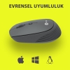Lecoo WS202 Kablosuz 1200DPI 4 Tuşlu Optik Mouse Gri
