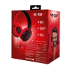 Maxell MLA B52 Kulaküstü Kablolu Kulaklık Siyah-Kırmızı