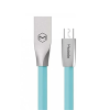 Mcdodo CA-1252  2.4A 1Mt Çinko Alışım Yassı Dörtgen Micro Usb Data Mavi