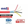 Onli 2x2x0,80mm J-Y(st)Y...Lg CCA 100 metre Yangın Alarm Kablosu