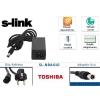 S-link sl-nba410 45W 19V 2.37A 6.3-3.0 Toshıba Notebook Adaptörü