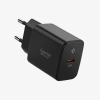 Spigen 20W USB-C Mini Hızlı Şarj Aleti/Şarj Isısını Düşürür GaN Destekli Akım Korumalı Güç Adaptörü iPhone & Android & iPad Type-C EE201 Black - ACH09217