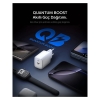 Spigen 20W USB-C Mini Hızlı Şarj Aleti/Şarj Isısını Düşürür GaN Destekli Akım Korumalı Güç Adaptörü iPhone & Android & iPad Type-C EE201 White - ACH08701