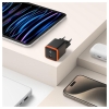 Spigen 30W USB-C Mini Adaptör - Samsung PPS Destekli Hızlı Şarj Aleti iPhone & Android & iPad & MacBook Type-C EE301 Black