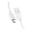 Spigen USB-A to USB-C 2 Metre Kablo 60W Güç / Hızlı Şarj / 480 Mbps Data Aktarım Hızı Type-C Ekstra Dayanıklı White