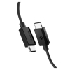 Spigen USB-C to USB-C 1 Metre Kablo 60W Güç / PPS 2.0 Super Hızlı Şarj / 480 Mbps Data Aktarım Hızı Type-C Ekstra Dayanıklı Black ACA08718
