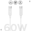 Spigen USB-C to USB-C 2 Metre Kablo 60W Güç / PPS 2.0 Super Hızlı Şarj / 480 Mbps Data Aktarım Hızı Type-C Ekstra Dayanıklı White