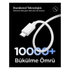 Spigen USB-C to USB-C 2 Metre Kablo 60W Güç / PPS 2.0 Super Hızlı Şarj / 480 Mbps Data Aktarım Hızı Type-C Ekstra Dayanıklı White