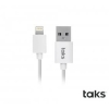 Taks USB Kablolu Şarj Aleti iPhone Lightning 1mAh Beyaz