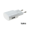 Taks USB Kablolu Şarj Aleti iPhone Lightning 1mAh Beyaz