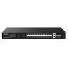 Tenda TEG1128P-24-410W 24 Port Poe+ 10-100-1000 2 Port SFP 2 Port Uplink Switch Çelik Kasa