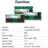 Transcend 32GB(1x32GB) 4800Mhz SODIMM CL40 DDR5 Notebook Ram (JM4800ASE-32G)