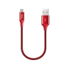Ttec 2Dk25K Alumicable Mini 30Cm Micro Usb Şarj Kablosu Kırmızı