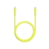 Ttec SmartCharger GAN 20W PD Seyahat Hızlı Şarj Aleti + USB-C - USB-C 3A Kablo Neon Sarı