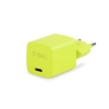 Ttec SmartCharger GAN 20W PD Seyahat Hızlı Şarj Aleti + USB-C - USB-C 3A Kablo Neon